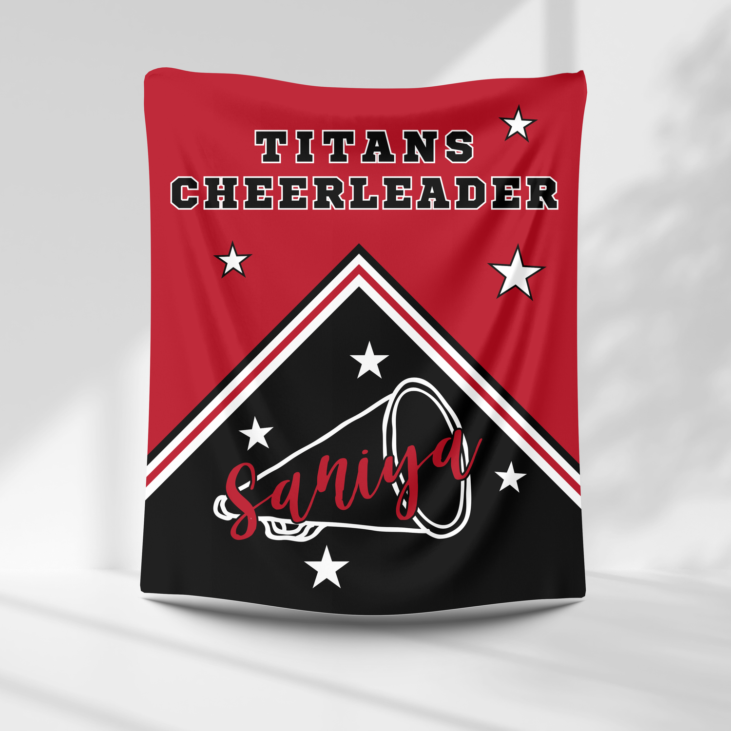 Titans Personalized Cheer Blanket