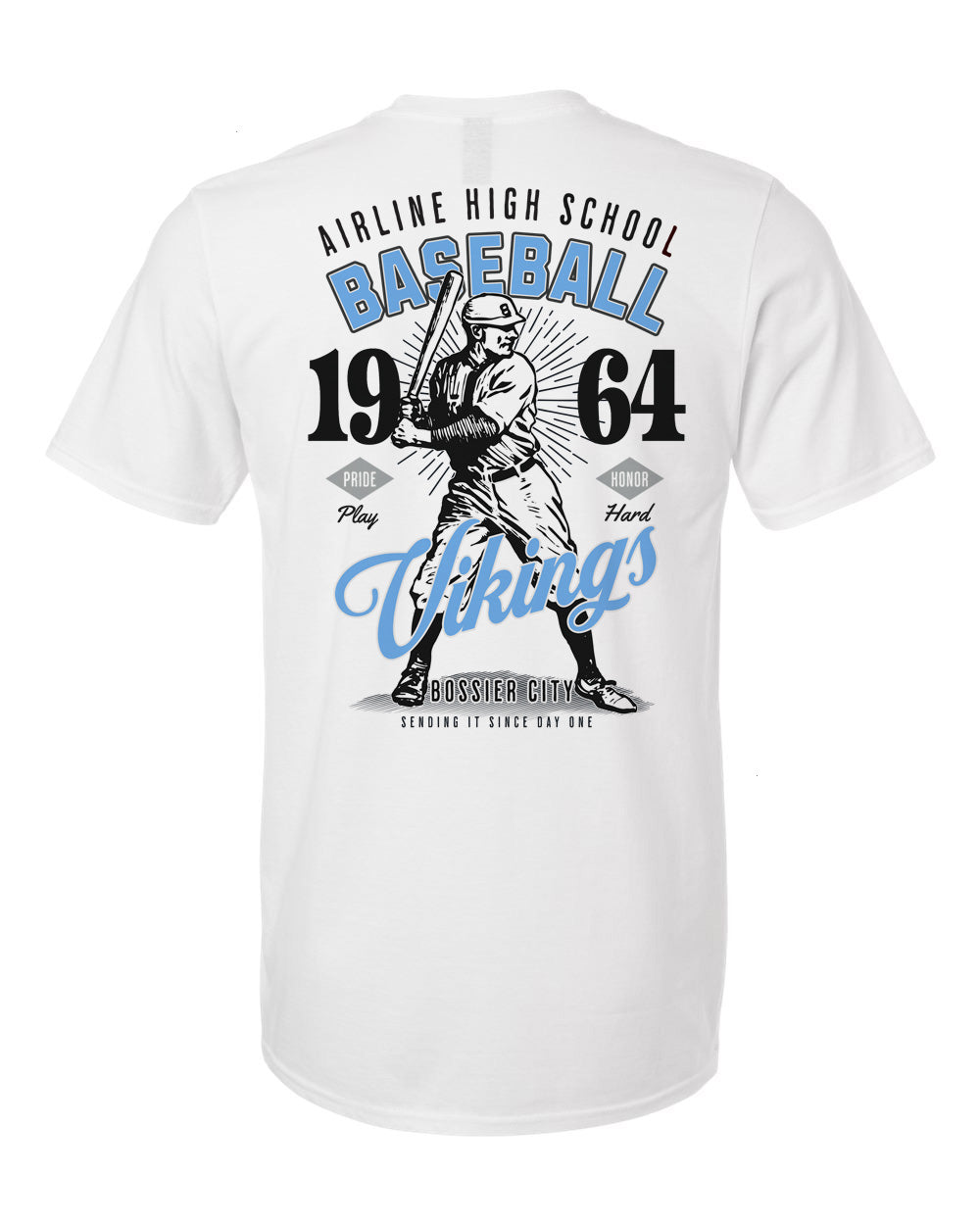 Airline Vikings Vintage Baseball Tee