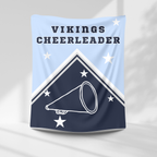 Vikings Personalized Cheer Blanket – personalization preview 1