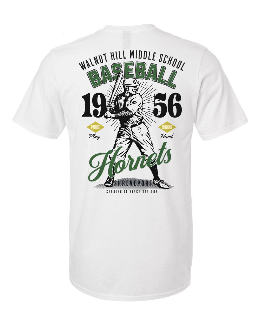 Walnut Hill Hornets Vintage Baseball Tee