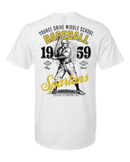 Youree Drive Spartans Vintage Baseball Tee