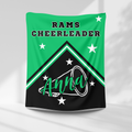 Rams Personalized Cheer Blanket
