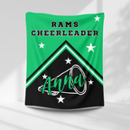 Rams Personalized Cheer Blanket