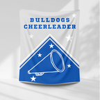 Bulldogs Personalized Cheer Blanket - NMS – personalization preview 1