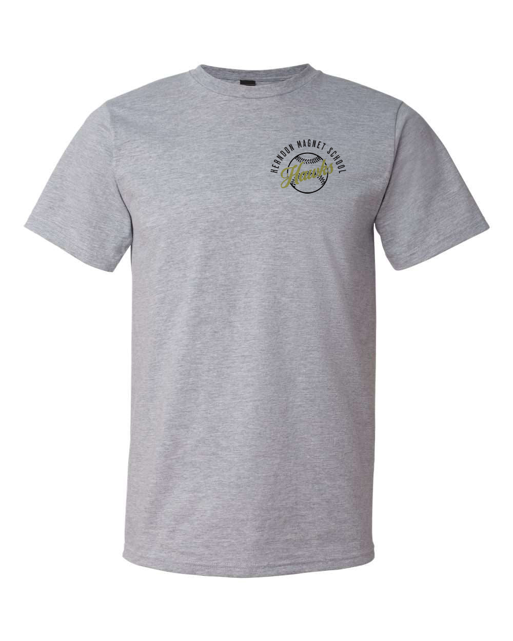 Herndon Hawks Vintage Baseball Tee – personalization preview 1