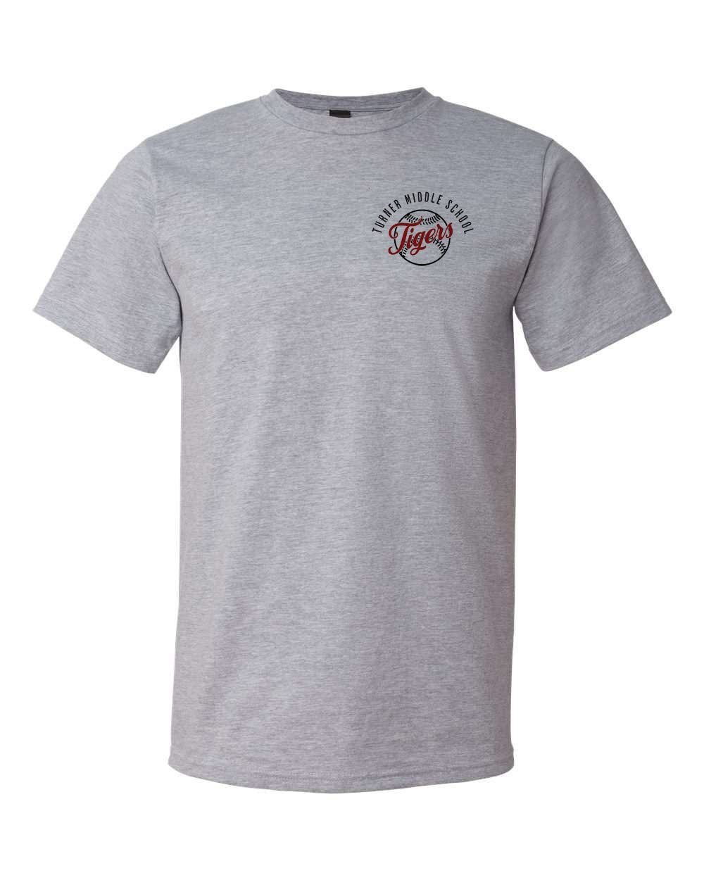 Turner Tigers Vintage Baseball Tee – personalization preview 1