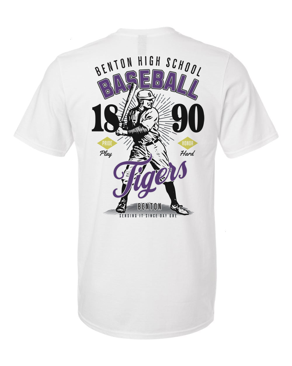 Benton Tigers Vintage Baseball Tee