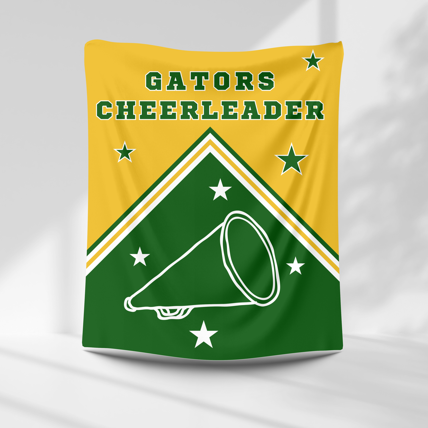Gators Personalized Cheer Blanket – personalization preview 1