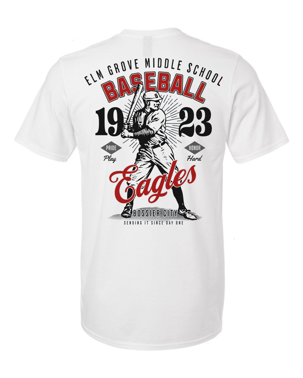 Elm Grove Eagles Vintage Baseball Tee