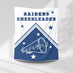 Raiders Personalized Cheer Blanket