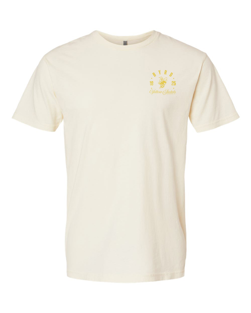 Byrd Yellow Jackets Heritage Tee – personalization preview 1