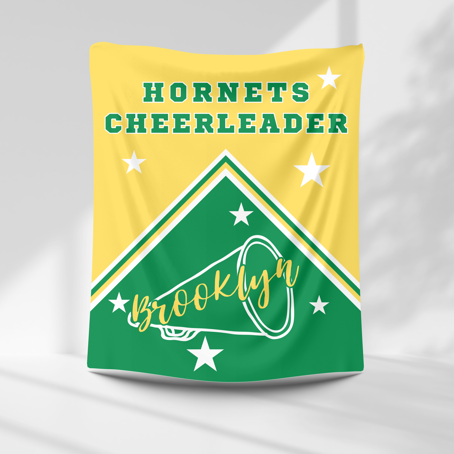 Hornets Personalized Cheer Blanket