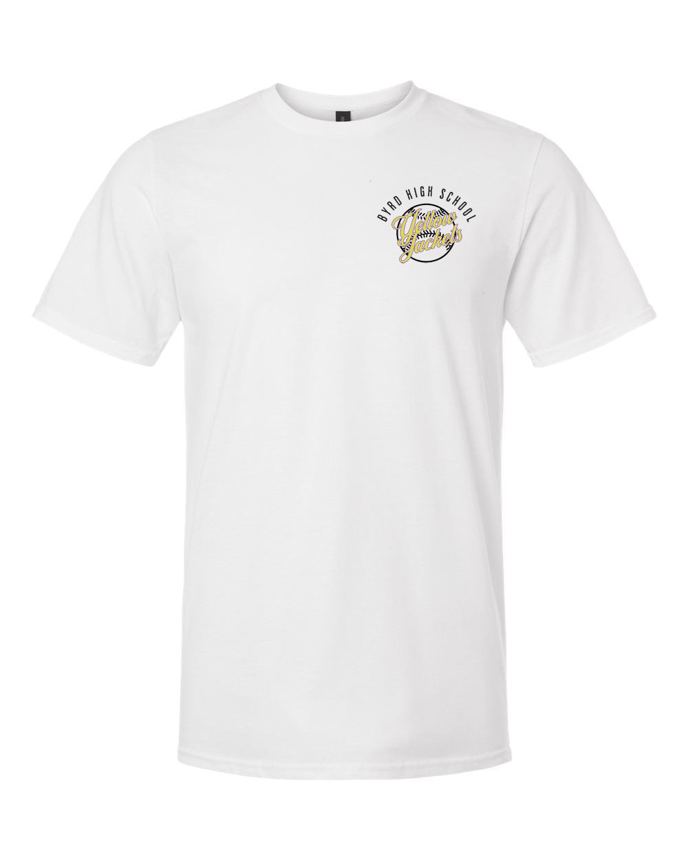 Byrd Yellow Jackets Vintage Baseball Tee – personalization preview 1