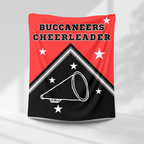 Buccaneers Personalized Cheer Blanket - HHS – personalization preview 1