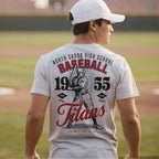 North Caddo Titans Vintage Baseball Tee – personalization preview 3