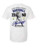 Caddo Middle Magnet Mustangs Vintage Baseball Tee