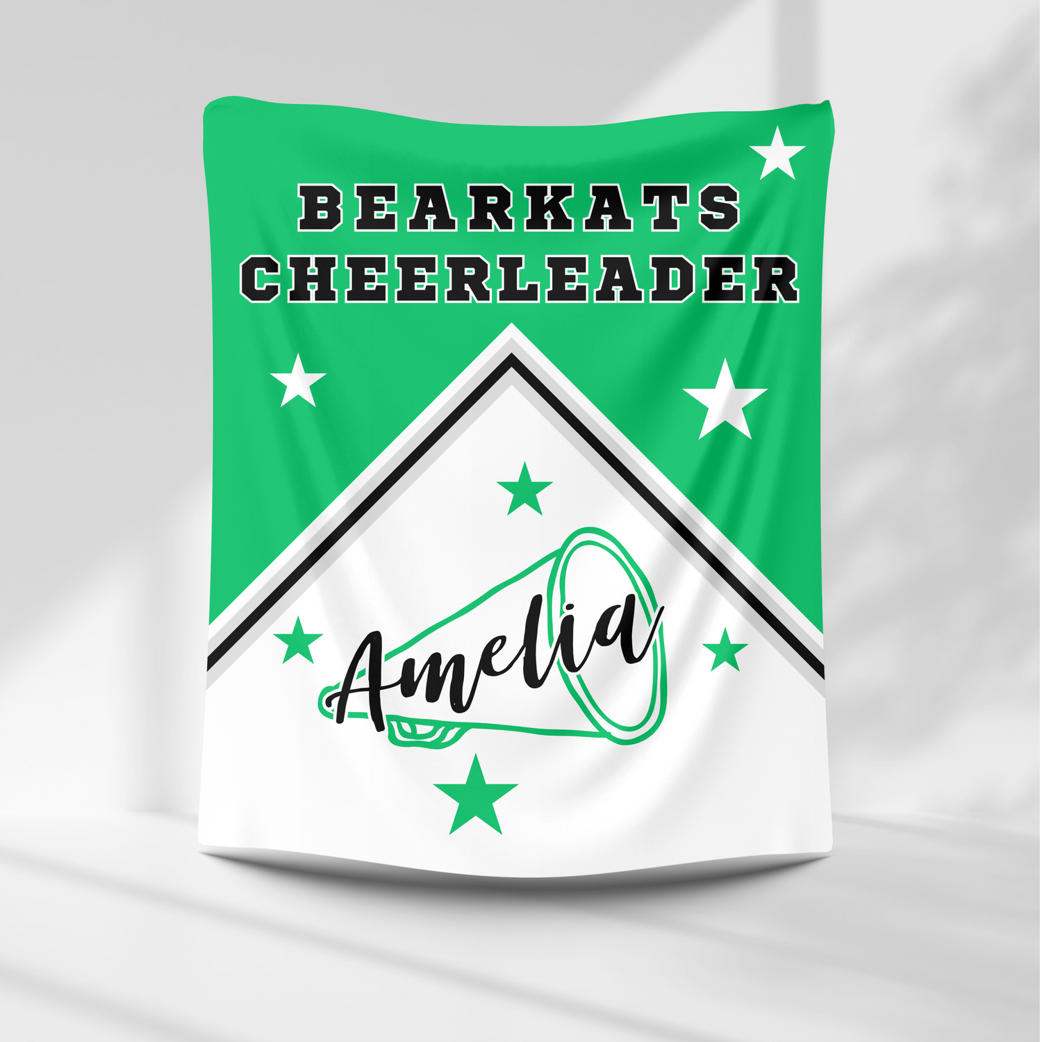 Bearkats Personalized Cheer Blanket