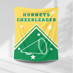 Hornets Personalized Cheer Blanket – personalization preview 1