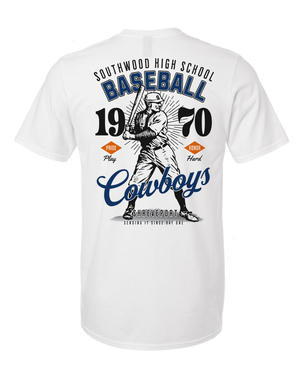 Southwood Cowboys Vintage Baseball Tee