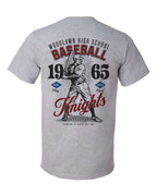 Woodlawn Knights Vintage Baseball Tee