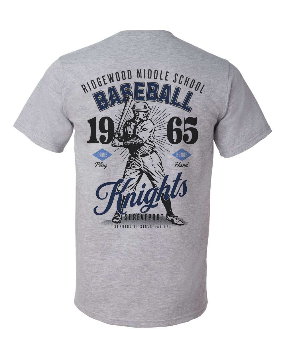 Ridgewood Knights Vintage Baseball Tee