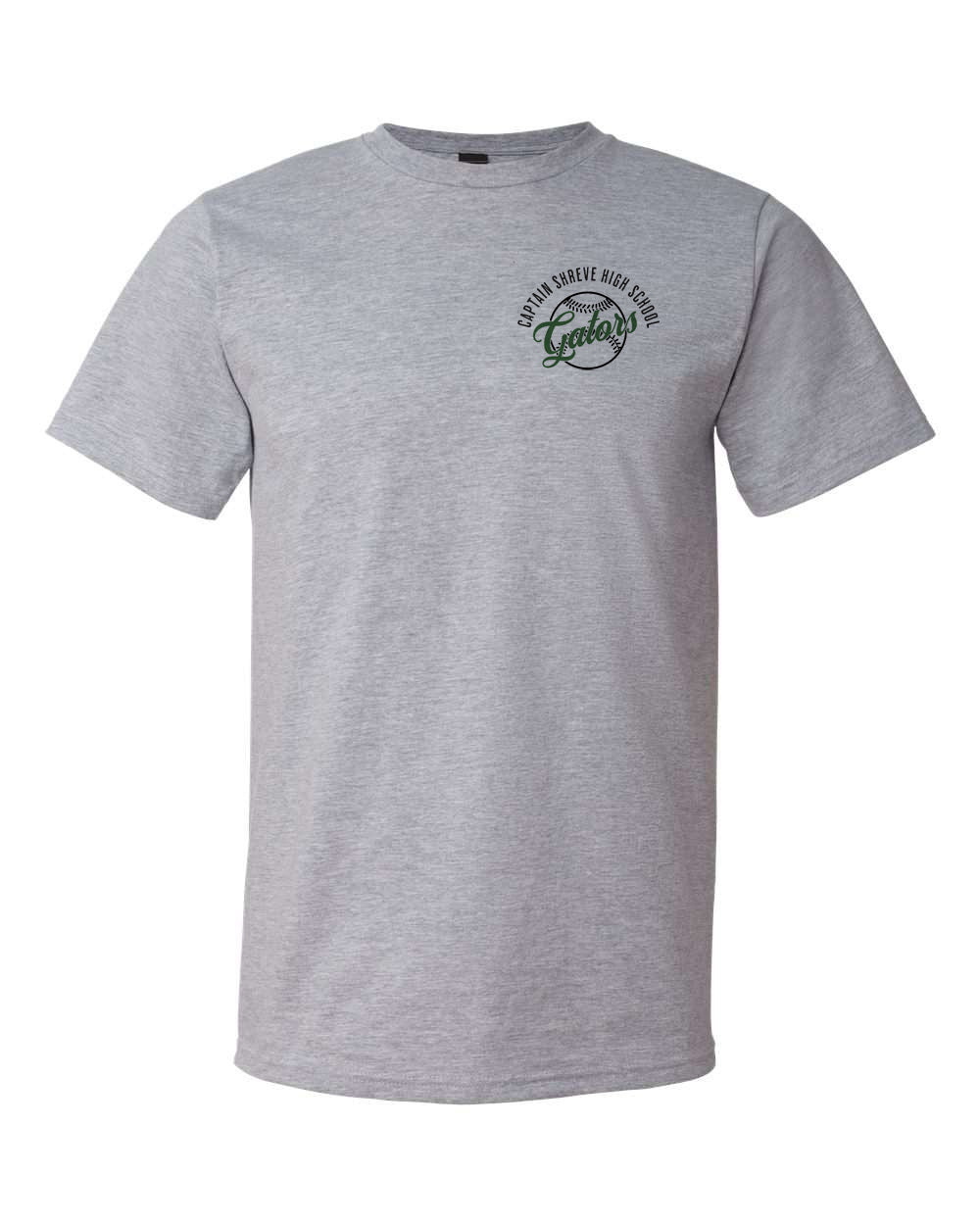 Captain Shreve Gators Vintage Baseball Tee – personalization preview 1