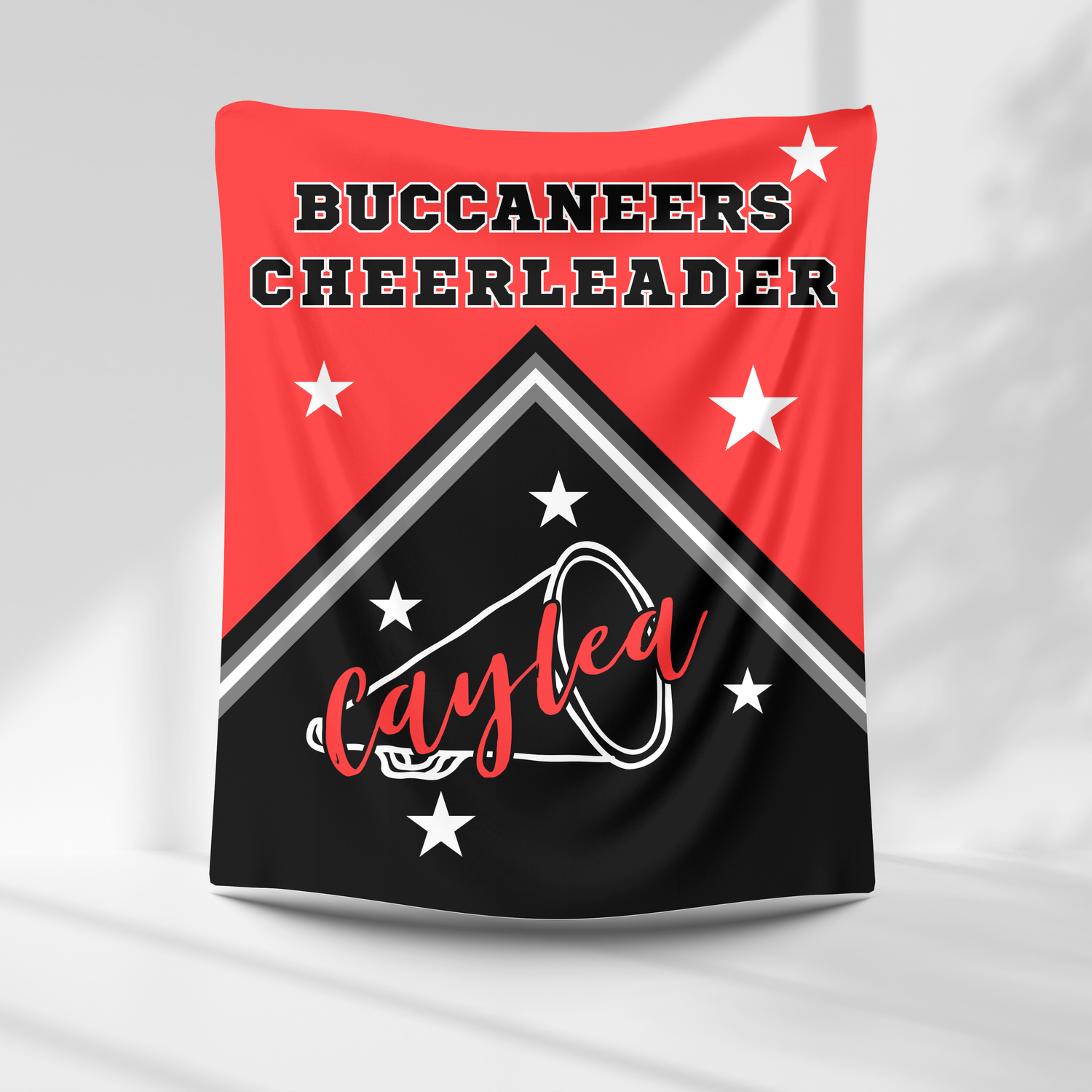 Buccaneers Personalized Cheer Blanket - HMS