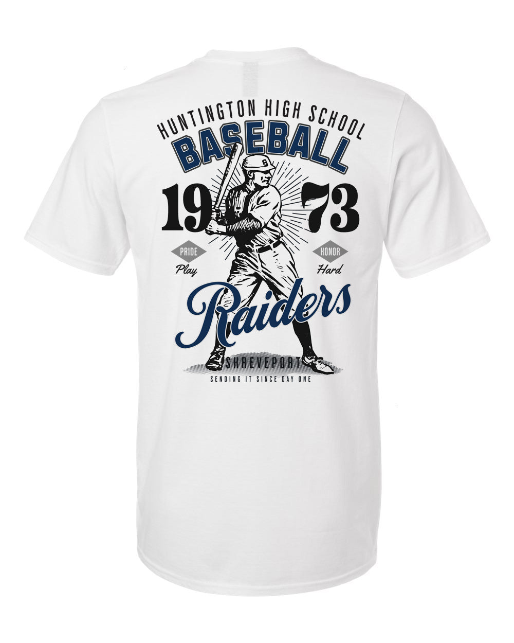 Huntington Raiders Vintage Baseball Tee
