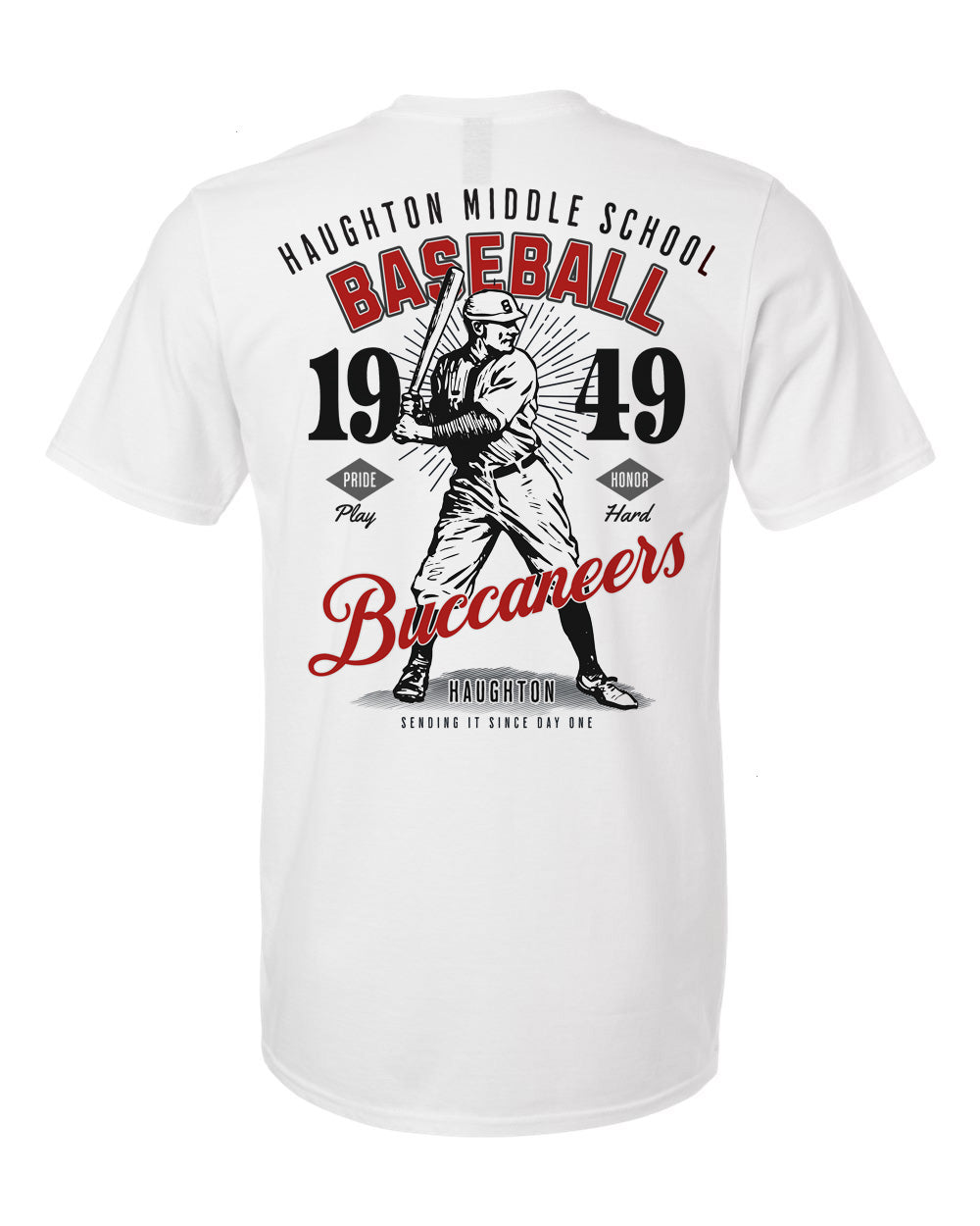 Haughton Buccaneers Vintage Baseball Tee