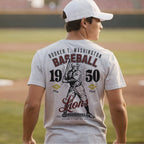 Booker T. Washington Lions Vintage Baseball Tee – personalization preview 2