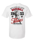 North Caddo Titans Vintage Baseball Tee