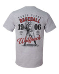 North Caddo Wolfpack Vintage Baseball Tee