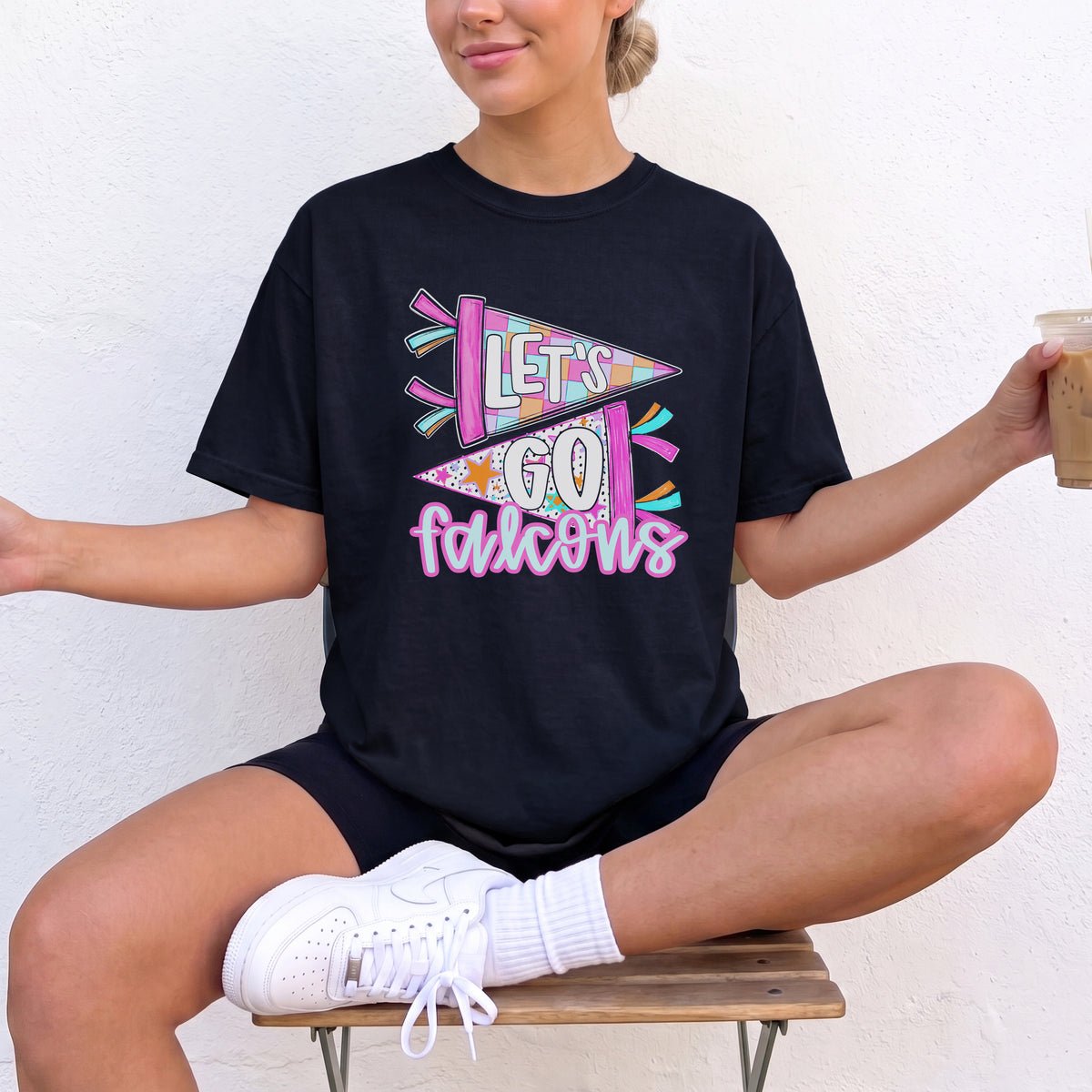 Falcons Pep Rally Pennant Tee