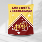 Longhorns Personalized Cheer Blanket
