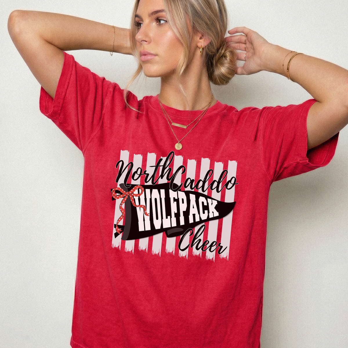 North Caddo Wolfpack Cheer Comfort Colors® Tee