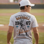 Northwood Falcons Vintage Baseball Tee – lifestyle view